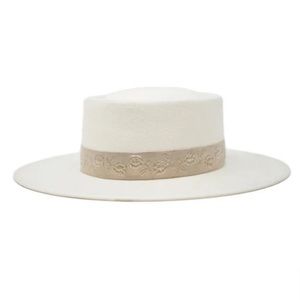 Vintage Banded Felt Hat